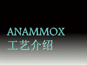 厌氧氨氧化(ANAMMOX)工艺介绍.ppt