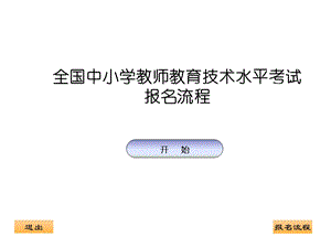 全国中小学教师教育技术水平考试报名流程.ppt