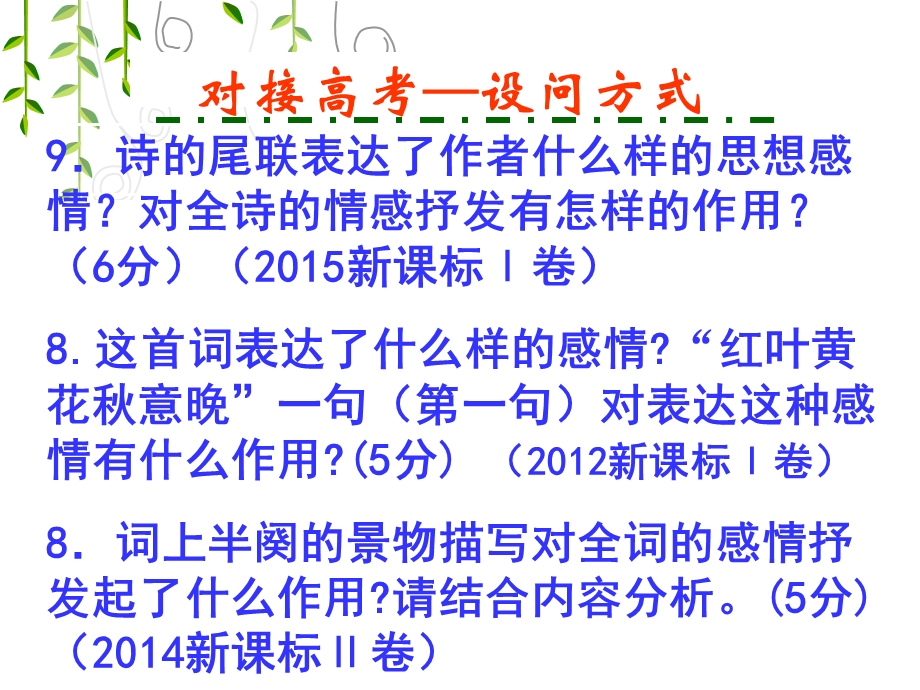 诗歌鉴赏之作用题解答策略.ppt_第2页