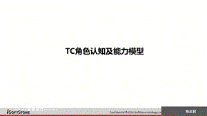 测试经理的角色认知及能力模型.ppt