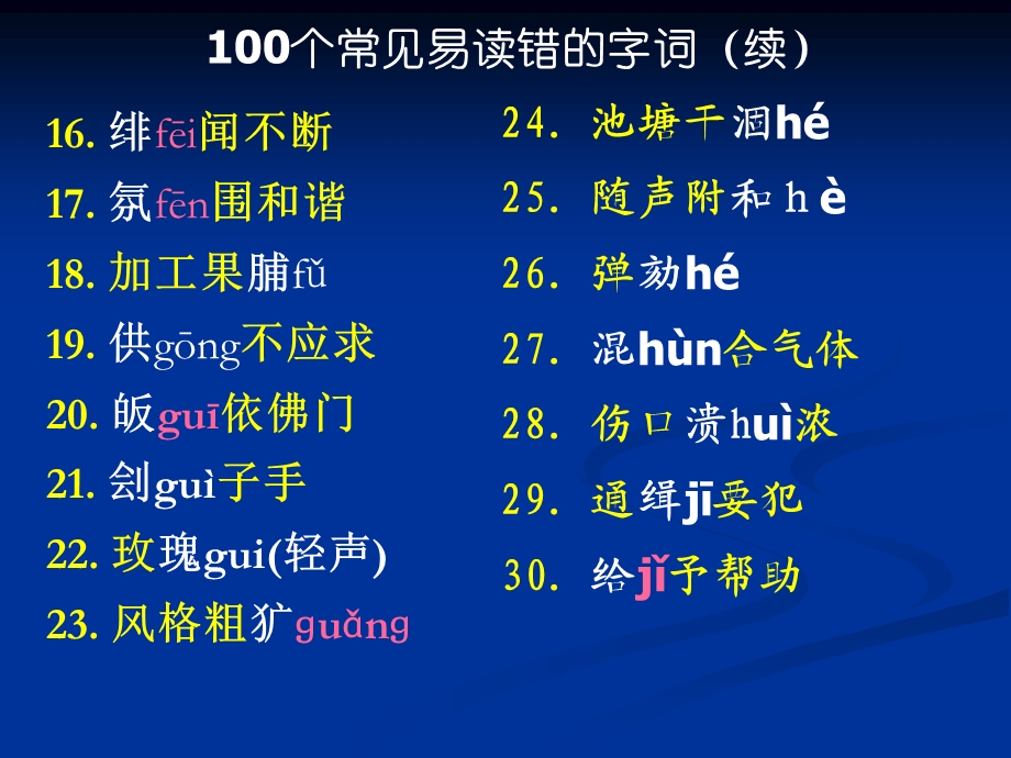 100个常见易读错的字词.ppt_第2页