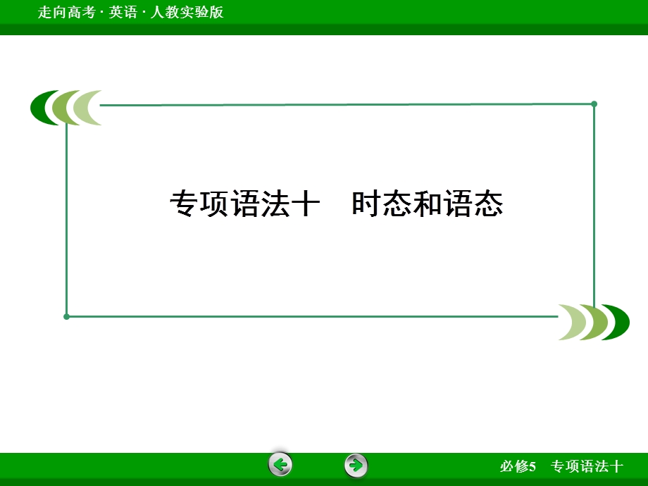 2013届高三英语二轮复习课件：专项语法10时态和语态.ppt_第3页