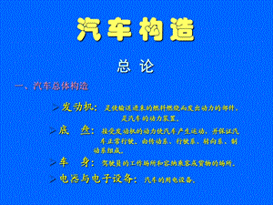 汽车构造培训讲议.ppt