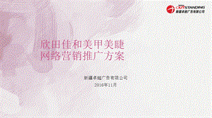 美甲美睫网络推广方案.ppt