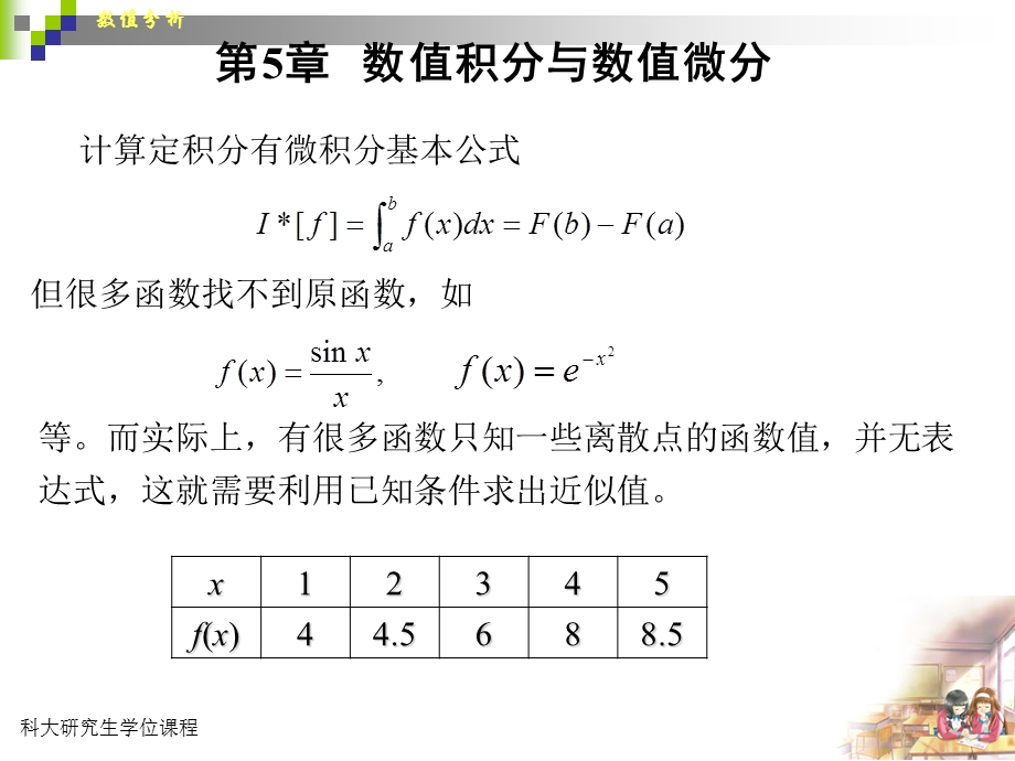 数值积分和数值微分yjs00001.ppt_第1页