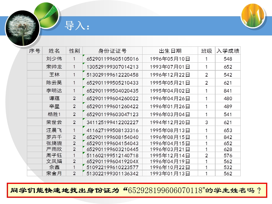 Excel中数据的查找、替换与排序.ppt_第2页