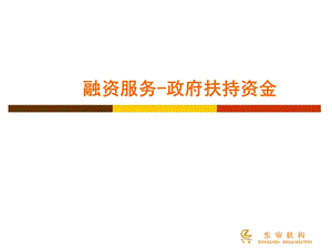 2013年融资平台-政府资金.ppt