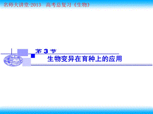 生物变异在育种上的应用.ppt