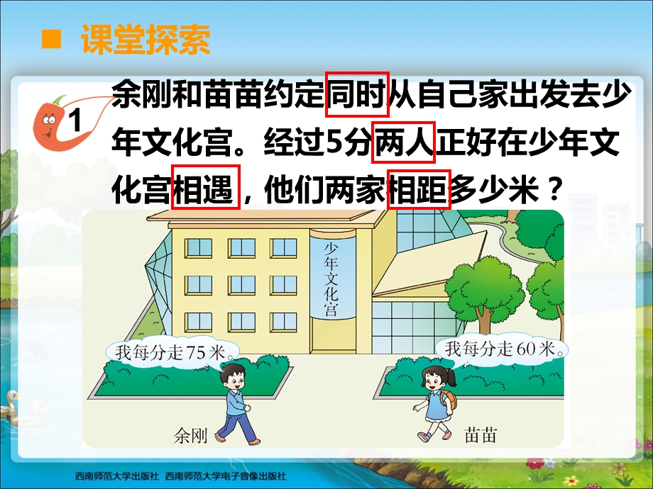 解决问题(相遇问题)例题.ppt_第3页