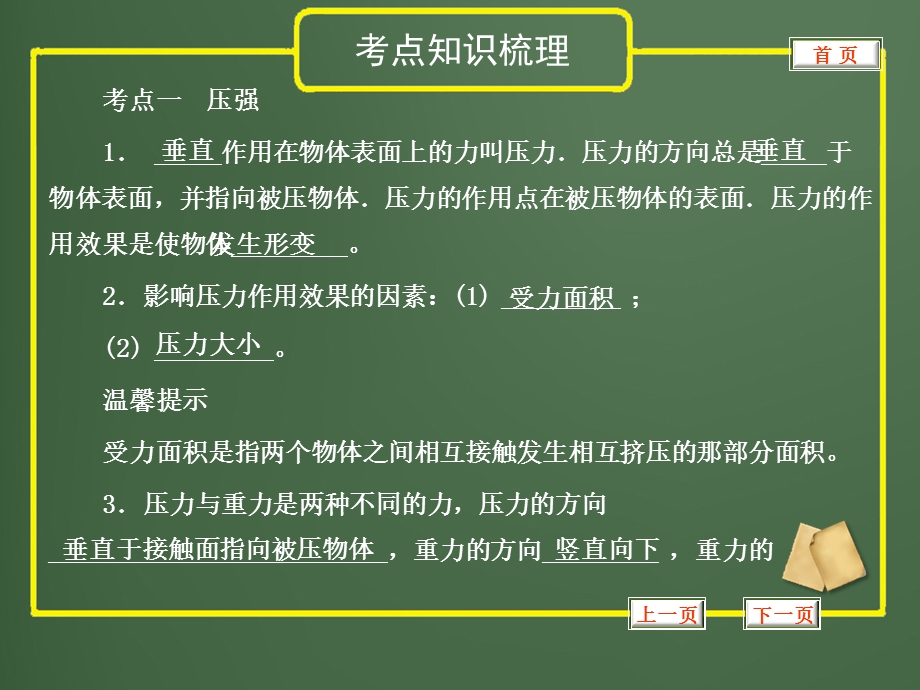 2013年中考物理复习课件专题21压强.ppt_第3页