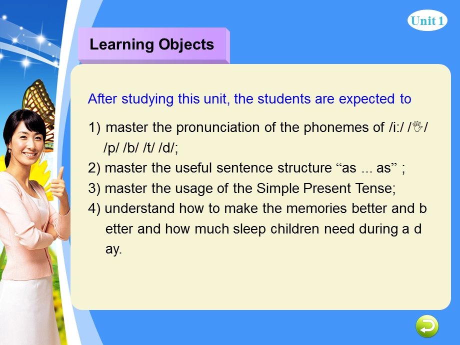 学前英语综合教程1Unit.ppt_第3页