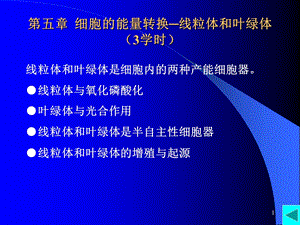 细胞的能量转换─线粒体和叶绿体.ppt