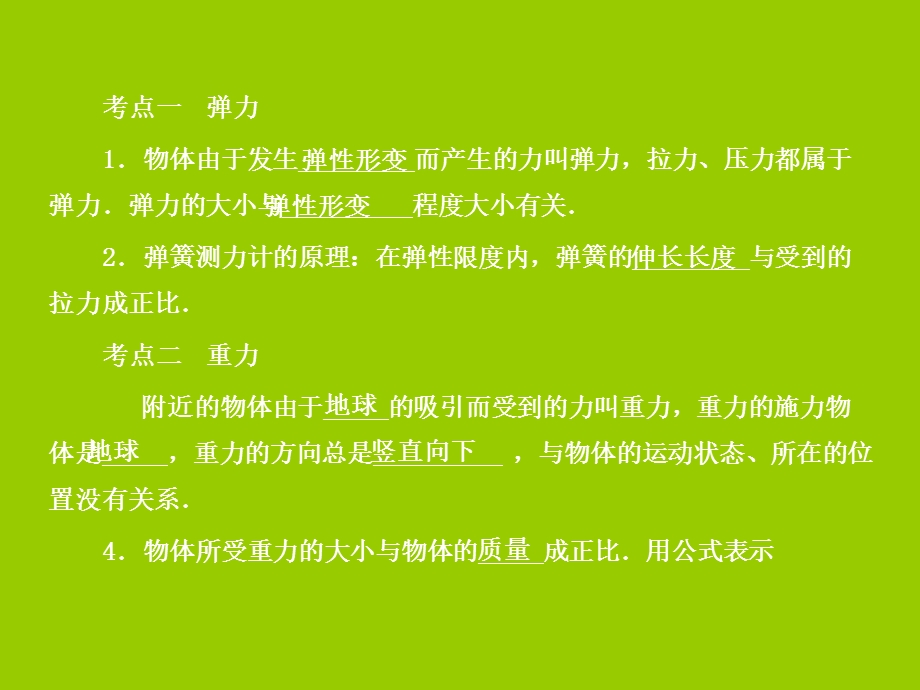 2013中考物理力学部分重力、弹力、摩擦力复习课件苏科版.ppt_第3页