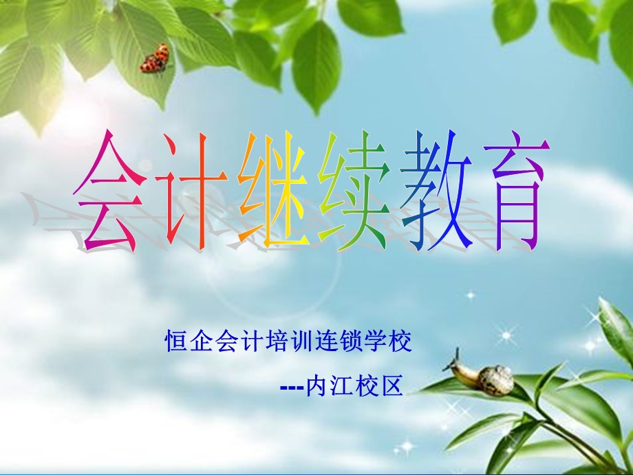 内江会计继续教育.ppt_第1页