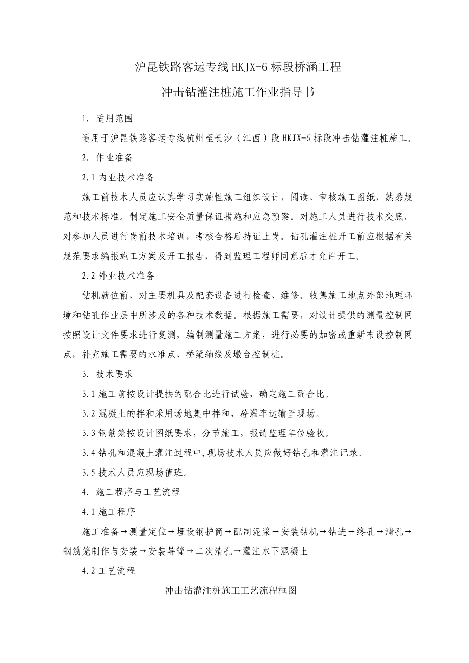 冲击钻灌注桩施工作业指导书(建筑助手).doc_第2页