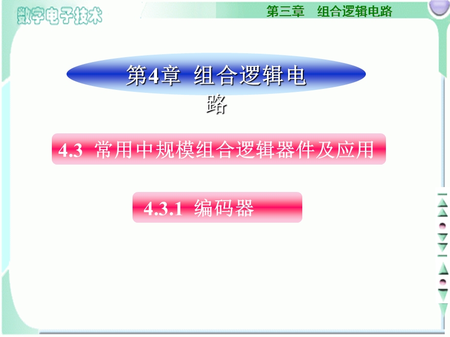 数字电子技术组合逻辑电路编码器.ppt_第1页