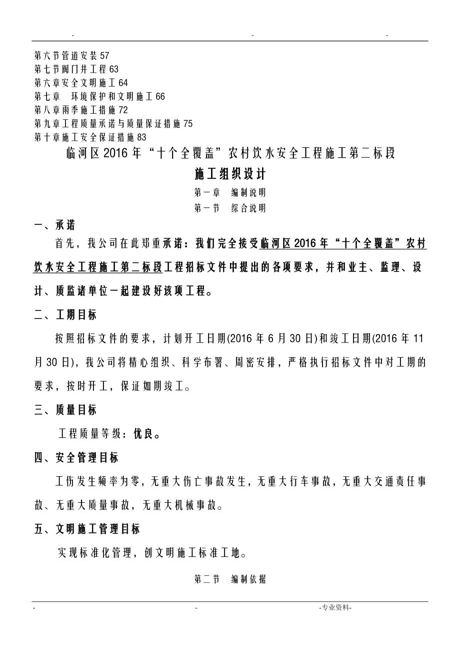 农村饮水工程施工设计方案.doc_第2页