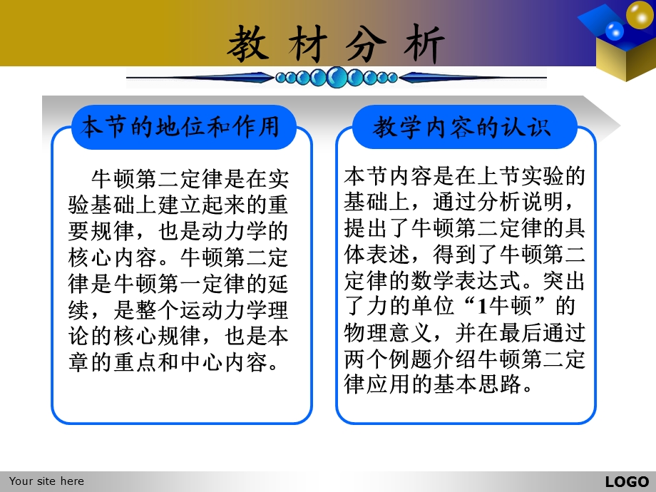 牛顿第二定律说课.ppt_第3页