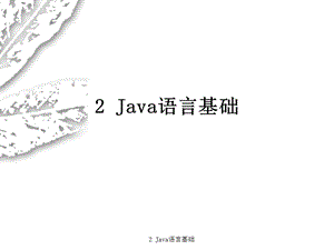 2Java语言基础new.ppt