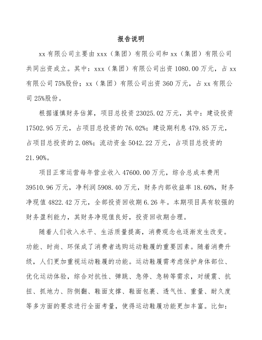 内蒙古关于成立鞋履公司可行性研究报告.docx_第2页