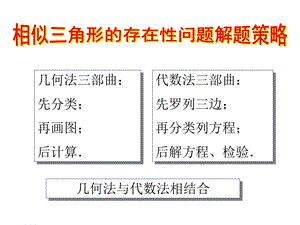 相似三角形的存在性问题解题策略.ppt