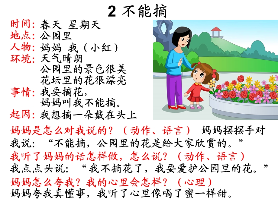 幼儿园看图写话不能摘.ppt_第3页