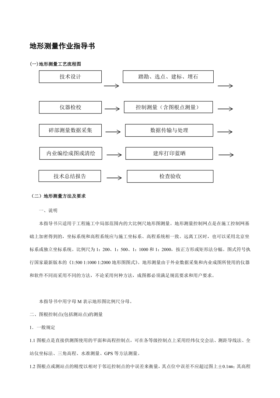 [专题]地形测量作业指导书35596.doc_第1页