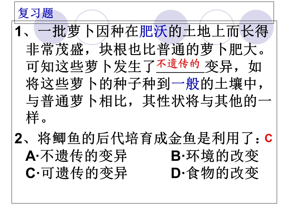 2013届高三一轮复习基因突变与基因重组.ppt_第2页