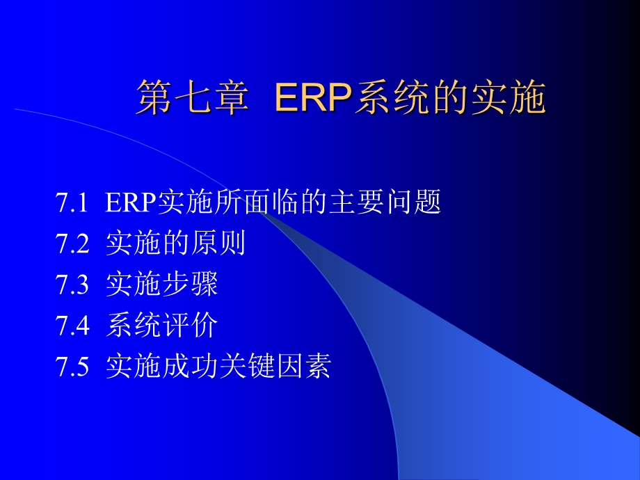 七章节ERP系统实施.ppt_第1页