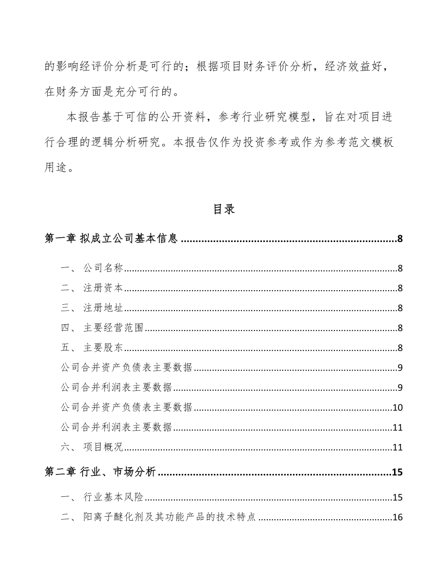 内蒙古关于成立醚化剂公司可行性研究报告.docx_第3页