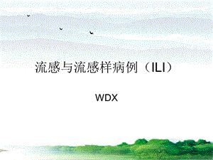 流感与流感样病例.ppt