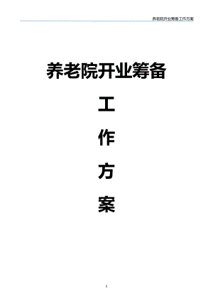 养老院开业筹备工作方案.docx