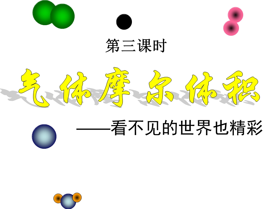 气体摩尔体积-优质课.ppt_第1页