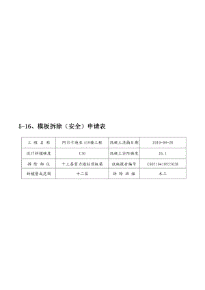 [分享]安全资料大本模板拆除.doc