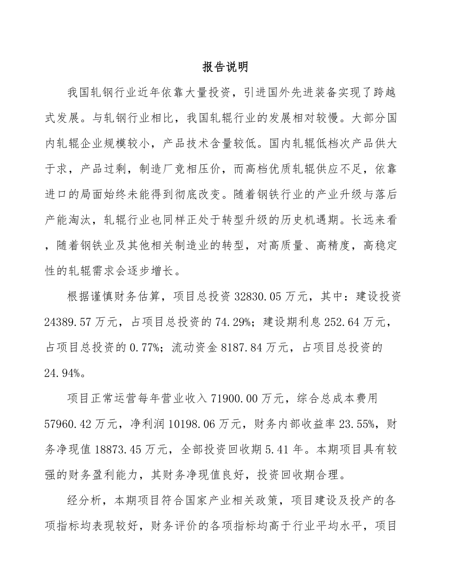 冶金专业设备项目可行性研究报告.docx_第2页