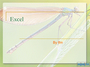 1.1excel初步介绍.ppt