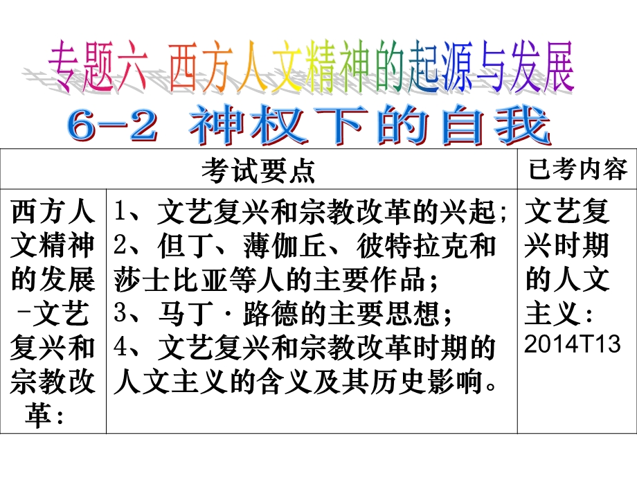 文艺复兴时期的人文主义T13P.ppt_第1页