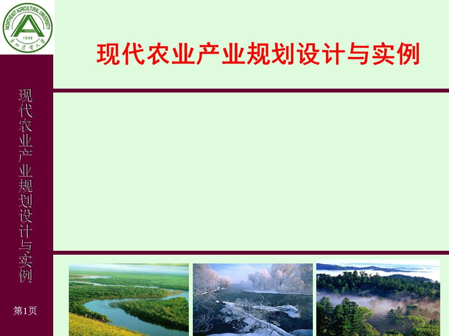 现代农业产业规划设计与实例.ppt_第1页