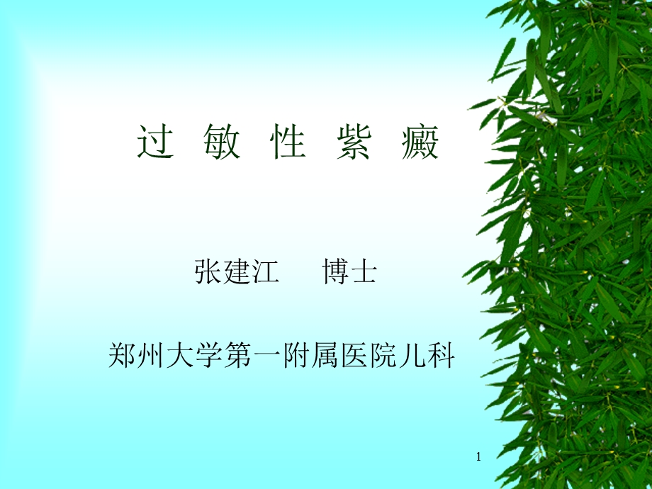 过敏性紫癜七制 ppt课件.ppt_第1页