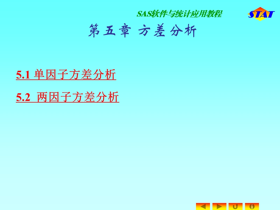 用SAS软件进行方差分析.ppt_第1页