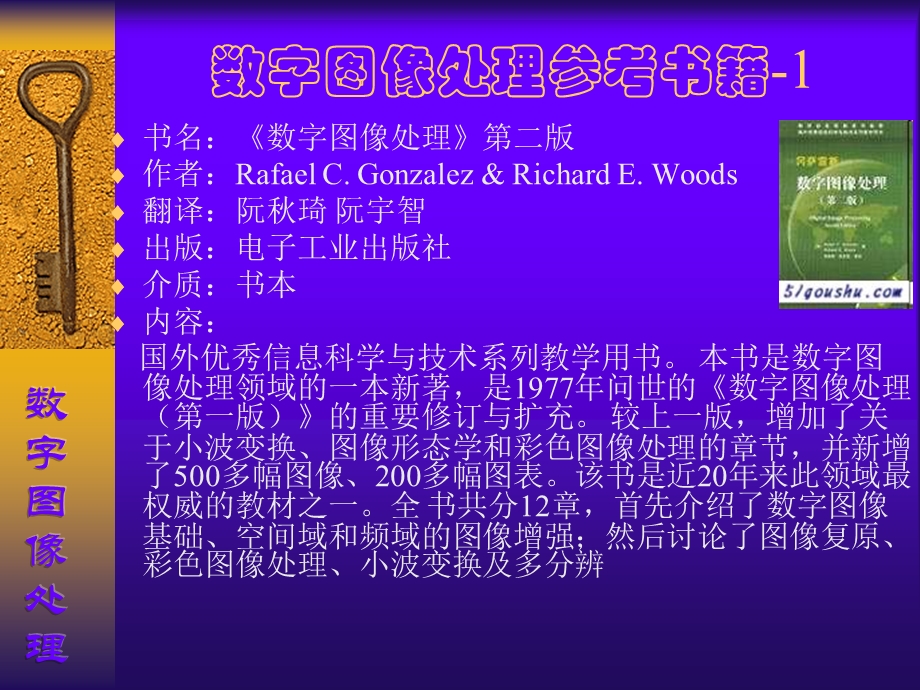 数字图像处理参考书籍.ppt_第1页