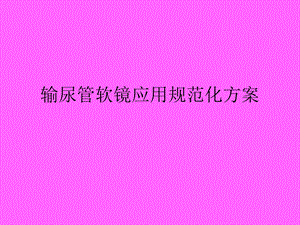 输尿管软镜应用.ppt