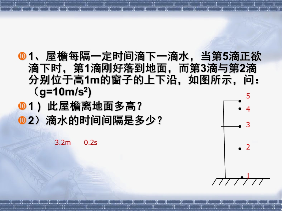 竖直上抛自由落体运动即推论.ppt_第2页