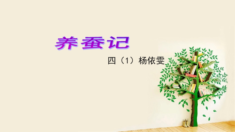 四杨依雯.ppt_第1页