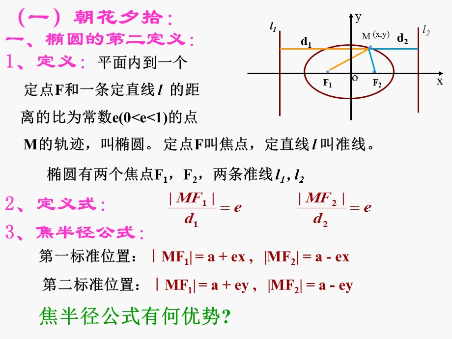 椭圆第二定义在解题中的应用.ppt_第3页
