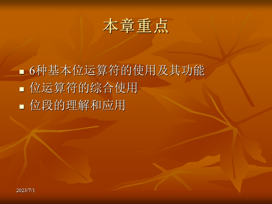 C语言程序设计课件位运算.ppt_第2页