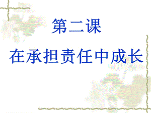 在承担责任中成长 .ppt