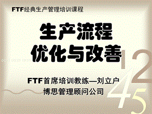 经典生产管理培训.ppt