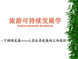 旅游环境学前言.ppt