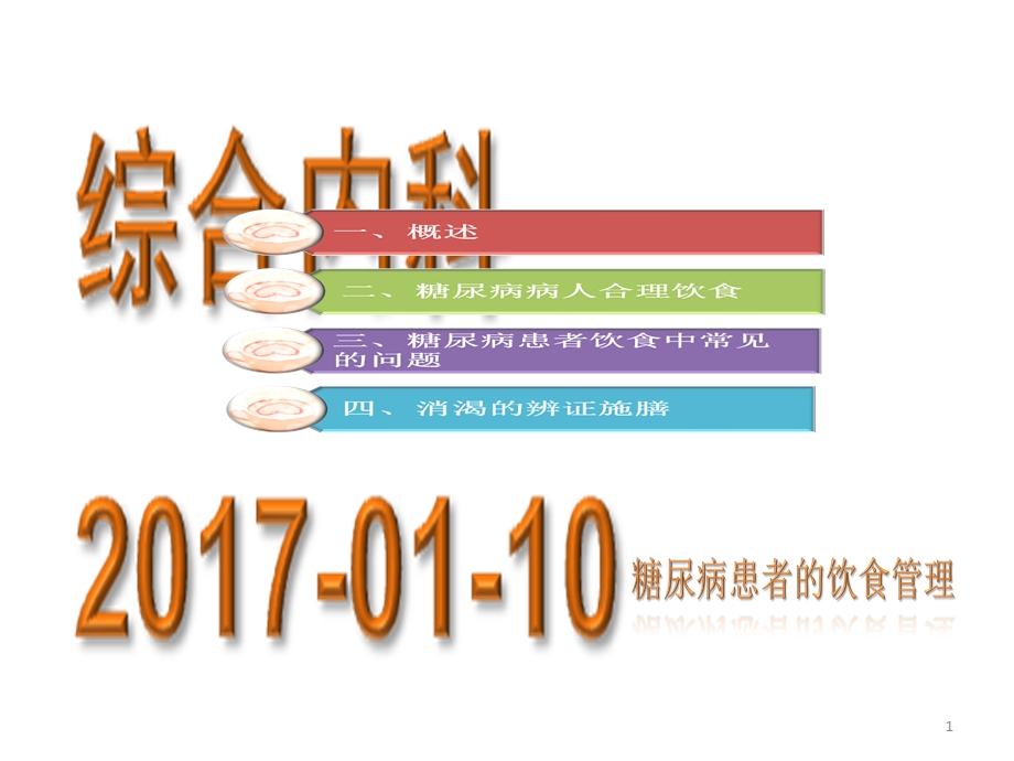 糖尿病患者的饮食管理(含辩证施膳).ppt_第1页